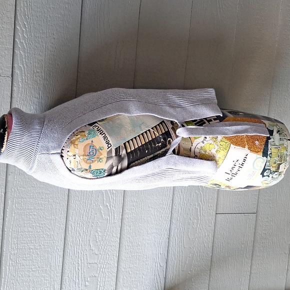 Athleta double time silk cotton blend sweater vest with adjustable side ties S - Picture 4 of 9